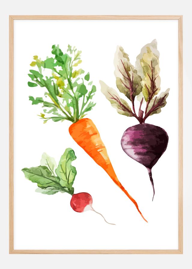 Bildverkstad Veggies Poster