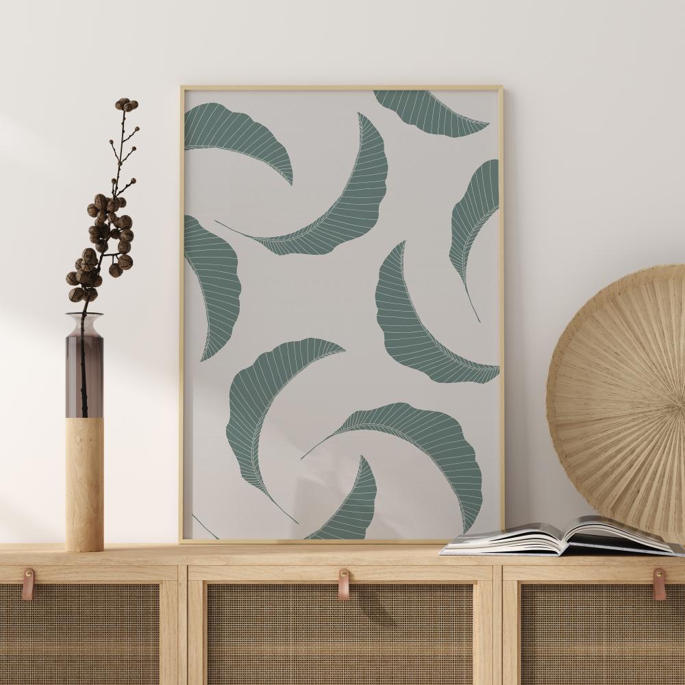 Bildverkstad Banana Leaves Multiple Poster