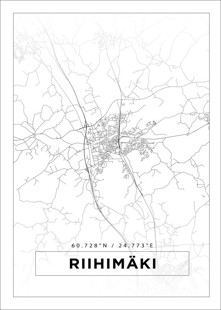 Bildverkstad Map - Riihimäki - White