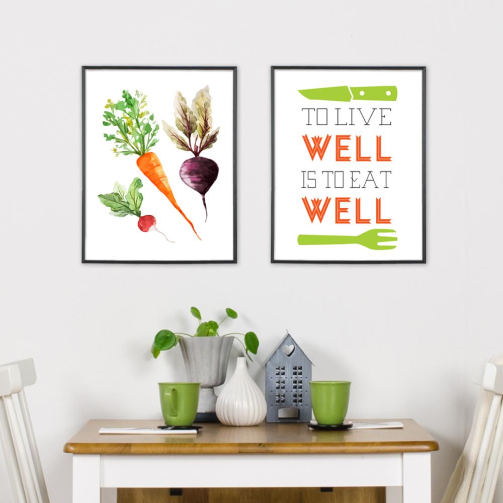 Bildverkstad Veggies Poster