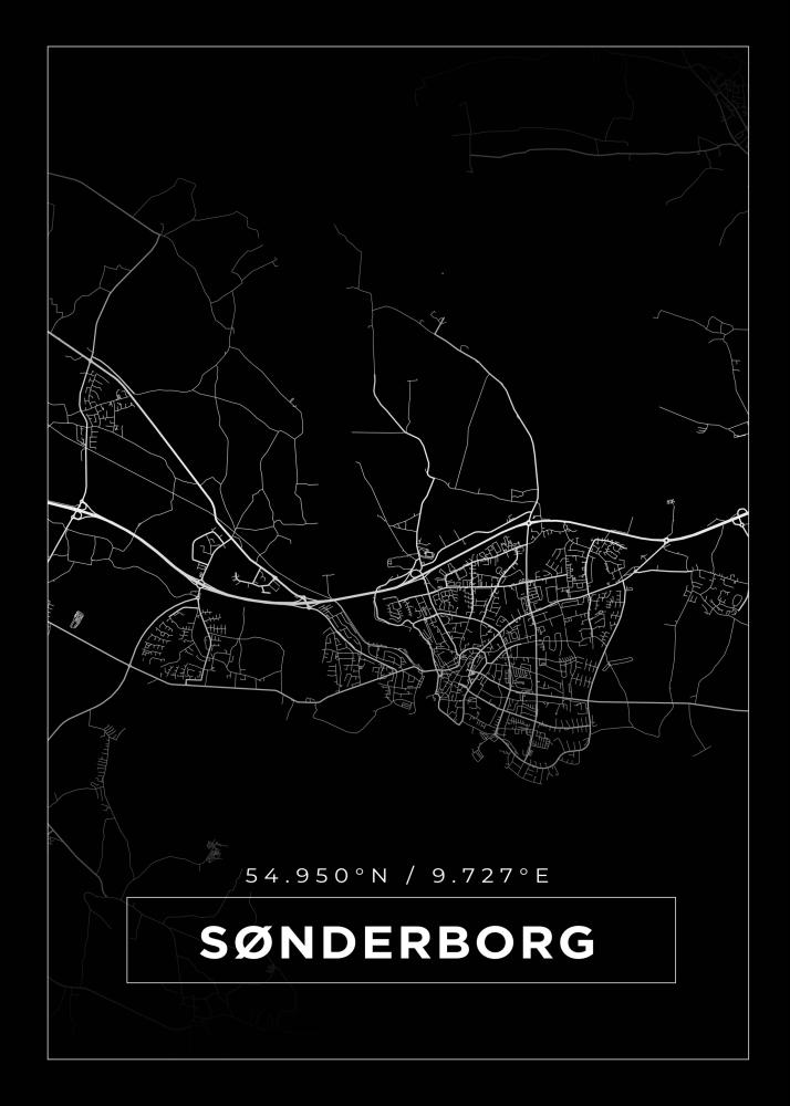 Bildverkstad Map - Sønderborg - Black