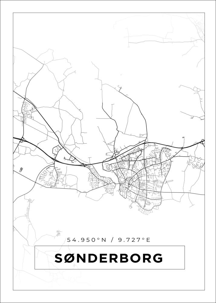 Bildverkstad Map - Sønderborg - White