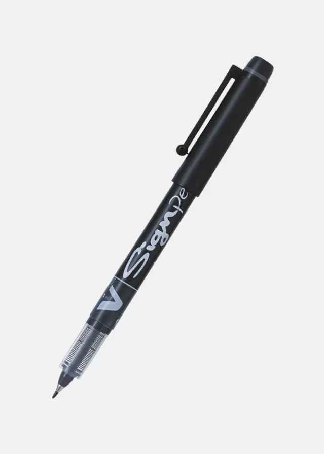 Focus Pilot V-Sign Albumstift Schwarz - 0,6 mm