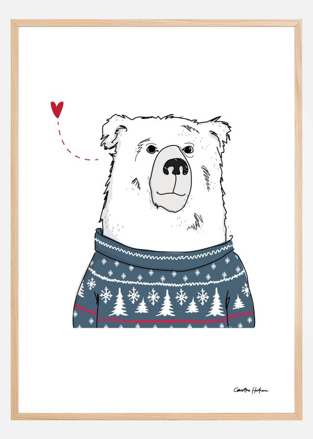 Bildverkstad Winter Bear Poster