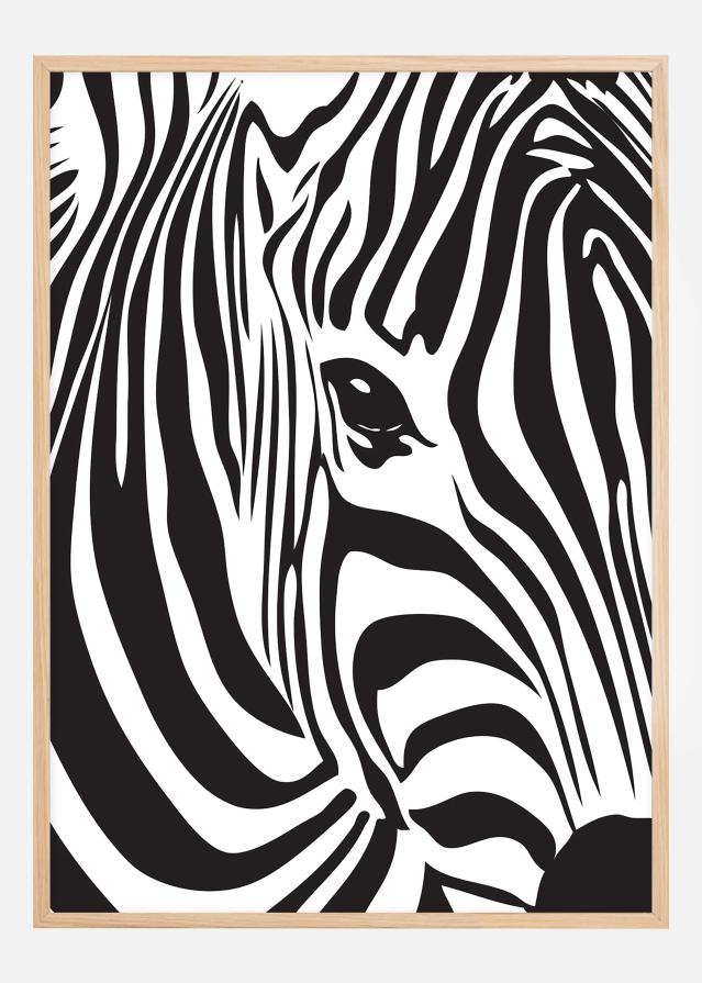 Bildverkstad Zebra Poster