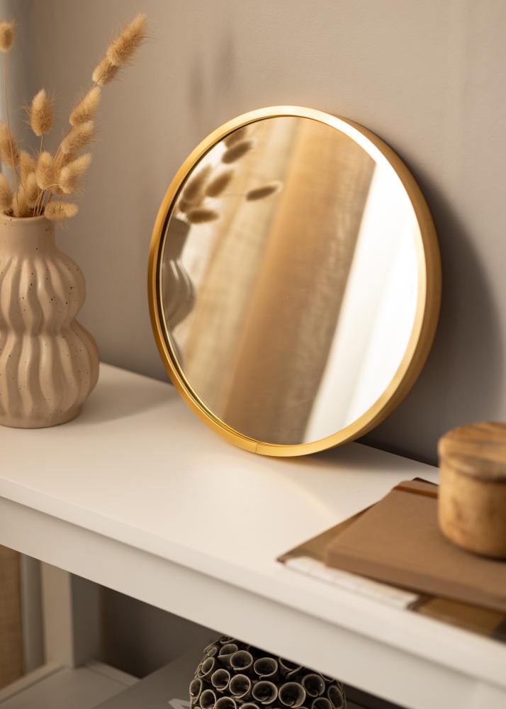 KAILA KAILA Round Mirror - Edge Gold 30 cm Ø