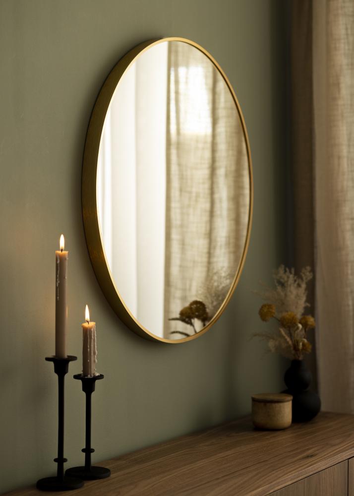 KAILA KAILA Round Mirror - Edge Gold 70 cm Ø